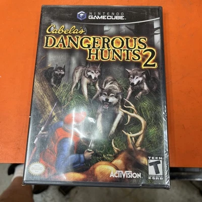 Cabela's DANGEROUS HUNTS 2 💥 (Nintendo GameCube) NEW SEALED MINTY 🦌 RARE HTF - Image 1 of 2