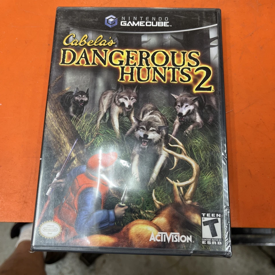 Cabela's DANGEROUS HUNTS 2 💥 (Nintendo GameCube) NEW SEALED MINTY 🦌 RARE HTF - Image 1 of 2