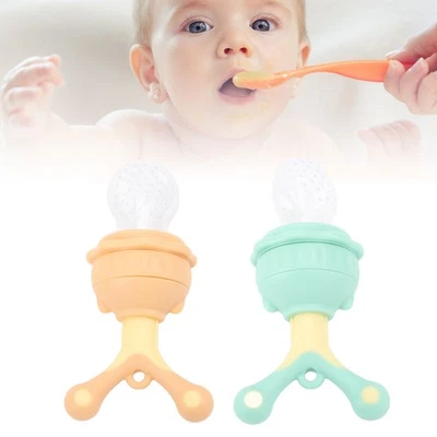 Distributore di Mangime da Morso Dispenser di Mangime in Silicone per Frutti di Neonato con Fori Fine per - Immagine 1 di 4