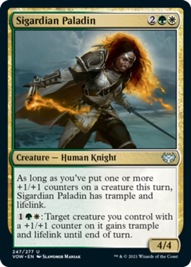 x1 Sigardian Paladin - Innistrad: Crimson Vow - NM - MTG - Image 1 of 1