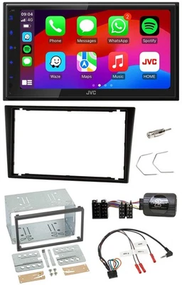 JVC Bluetooth USB Lenkrad 2DIN DAB Autoradio für Opel Corsa C Omega B Agila A sc - Bild 1 von 4