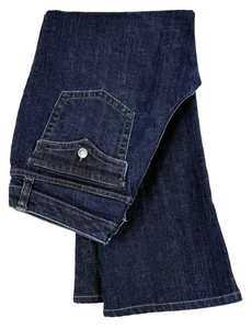 Pantalones de mezclilla The Limited para mujer talla 12S corte botín azul solapa 5 bolsillos cortos acampanados clásicos - Imagen 1 de 12