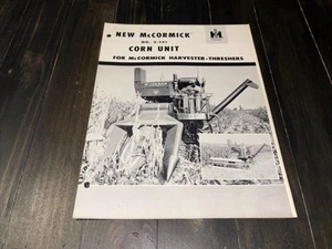 Neue McCormick Nr. 2-141 Maiseinheit McCormick Harvester-Drescher Verkaufsprospekt - Bild 1 von 6
