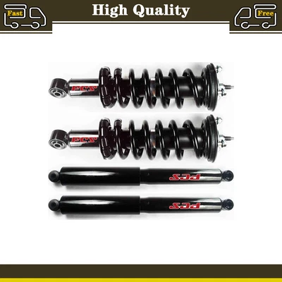 Puntales delanteros y amortiguadores traseros para Nissan Frontier 2005-2021 2x2 garantía de por vida Foto 1 de 4