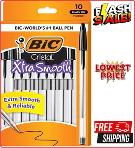 10 Stück Kugelschreiber - Schwarze Tinte Kugelschreiber für Büro Schreiben Schule - Bild 1 von 10