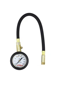 von Milton Dial Reifendruckprüfer mit geradem Luftfutter und 11 Zoll Geflochten... - Bild 1 von 4