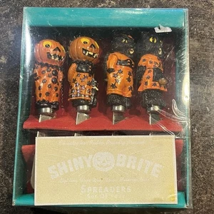 Christopher Radko Shiny Brite Halloween Streuer Pastete Messer 4er Set in Box - Bild 1 von 11