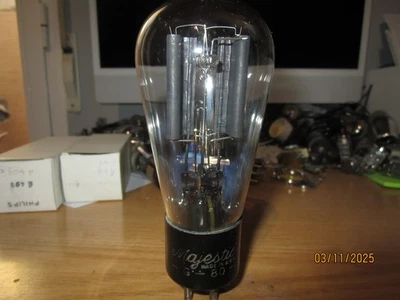 G-80 MAJESTIC=UX280 RCA 80 PLACAS NEGRAS GRABADAS TUBO VÁLVULA TUBO LÁMPARA VALVOLA Foto 1 de 4