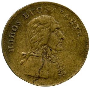 FRANCIA 1797 NAPOLEÓN BONAPARTE FICHA LATÓN JETON 23,5mm - Imagen 1 de 4