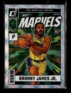 Bronny James Jr. 2024-25 Panini Donruss Basketball RC Diamond Net Marvels ②[jm35 - Picture 1 of 2