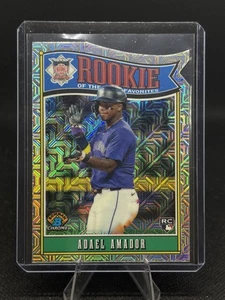Adael Amador 2025 Bowman Chrome Mojo Rookie Of The Year Favorites ROY-13 Rockies - Picture 1 of 2