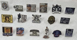 NEW YORK YANKEES MARIANO RIVERA ALL TIME SAVES FINAL HOME GAME PIN SET 👀17 PINS - Picture 1 of 2