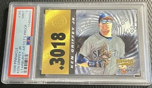 1996 Ken Griffey Jr. Mariners PSA 9 Pinnacle Starburst Artist Proof #185 - Mint - Picture 1 of 3