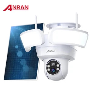 ANRAN Solar Security Floodlight Camera Wireless 2K Outdoor Camera WIFI PIR Smart - Picture 1 of 17