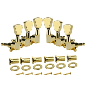 Sintonizadores de guitarra eléctrica FLEOR Gold 3x3 clavijas de afinación SG LP cabezales de máquina de guitarra - Imagen 1 de 8
