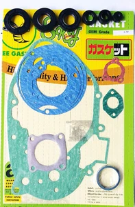 FOR Suzuki 50cc A50 AS50 AC50 Gasket Set + Engine Oil Seal Kit New - Picture 1 of 3