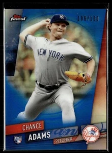 2018 FINEST BLUE /150 ROOKIE CHANCE ADAMS YANKEES - Foto 1 di 1