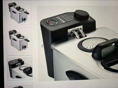 Aigostar 30HEZ 2200W Friggitrice con Finestra 3L - Argento - Immagine 1 di 4