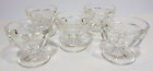 Jeannette Clear Glass Footed Dessert Sherbet Bowl Ice Cream Dish Parfait Set of5