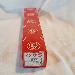 QRS Player Piano Word Roll THE MORNING AFTER The Posiden Adventure 10-502 - Bild 1 von 12