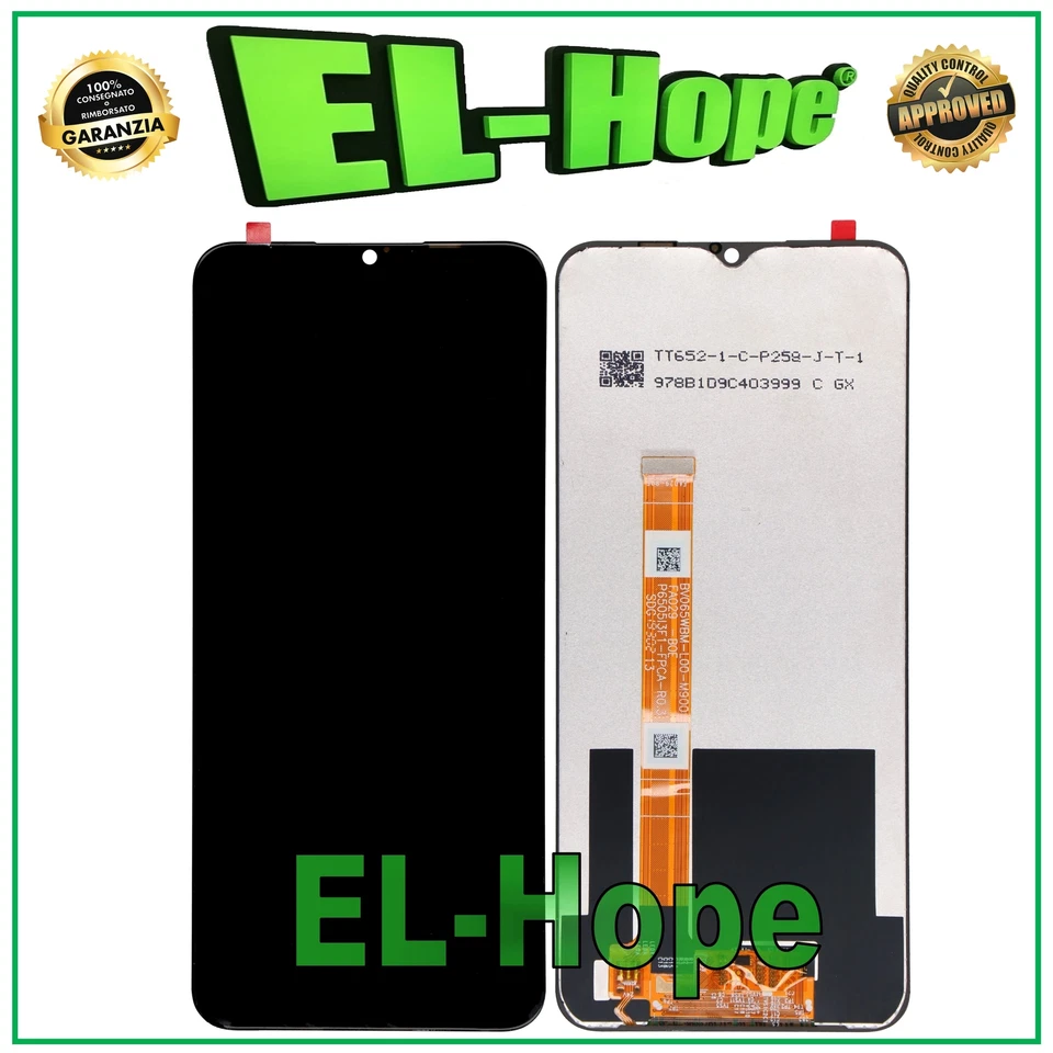 DISPLAY LCD PER OPPO A9 2020 CPH1937 CPH1939 CPH1941 TOUCH SCREEN VETRO SCHERMO