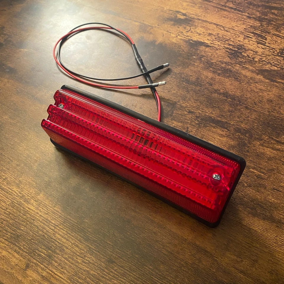 1985-1987 HONDA ATC 250ES BIG RED TAIL LIGHT ASSEMBLY (WITH LED) *3D PRINTED* - Image 1 of 4