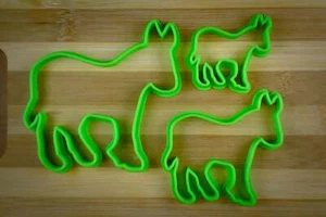 Demokratischer Esel - USA Politische Partei Symbole Tiere - Ausstechform - Bild 1 von 10