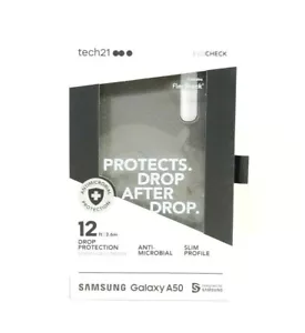 Tech21 Evo Check Case für Samsung Galaxy A50 - Smokey Black - Bild 1 von 2
