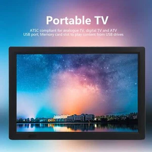 14inch TFT LED Portable Rechargeable Digital TV/Television + Remote Support ATSC - Picture 1 of 24