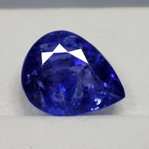 3.63 Ct Mind-Blowing Fire Pear (11 x 8 mm) AAA 100% Natural Tanzanite Gemstones - Picture 1 of 5