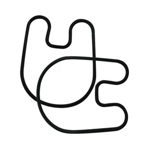 2 Pcs Rubber Seal Kit O-Ring for MerCruiser Alpha Bravo Exhaust Y-Pipe 41802 - Picture 1 of 5