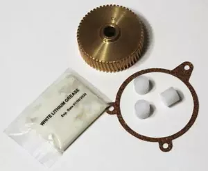 Corvette Headlight Motor Rebuild Kit w/ Brass Gear,3 Bushing,1Gasket &1Grease - Picture 1 of 1
