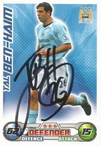 TAL BEN HAIM SIGNIERT MAN CITY 2008/2009 MATCH ATTAX HANDELSKARTE + COA - Bild 1 von 1