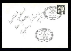 Eiskunstlauf Weltmeisterschaft 1974 2x Original Signiert +G 25602 - Picture 1 of 2