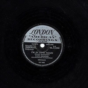 CLASSIC FATS DOMINO 78 MY BLUE HEAVEN / I'M IN LOVE AGAIN LONDON HL-U 8280 V+ - Picture 1 of 1
