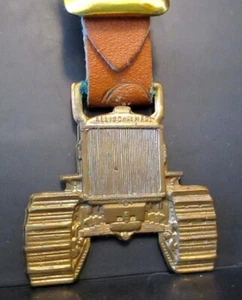 ALLIS CHALMERS AC MW L10 M K Crawler Tractor Pocket Watch Fob Construction MACO - Picture 1 of 5