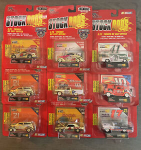 Vintage 1997-1998 NOS Lot Of 9 Racing Champions NASCAR Stock Rods 1:64
