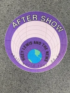 HUEY LEWIS  Backstage Pass - Original - UNUSED - Picture 1 of 2