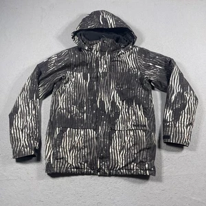 Burton Jacket Youth Large Hooded The White Collection Dryride Snowboard Coat - Picture 1 of 11