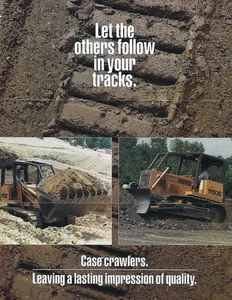 1988 CASE  CRAWLERS  -  ORIGINAL BROCHURE - Picture 1 of 4