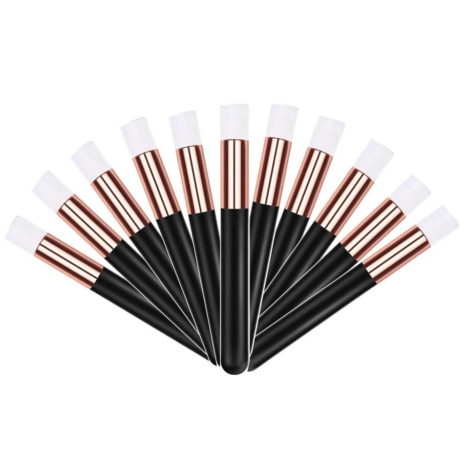 Cepillo de champú para pestañas negro rosa dorado 20 piezas cepillos cosméticos despegar espinillas... Foto 1 de 4