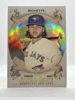 2021 Topps Chrome Baseball Allen And Ginter Bo Bichette  - Image 1 of 2