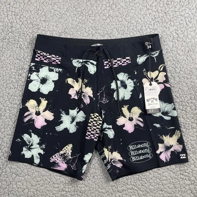 Pantalones cortos de tabla Billabong Sundays Airlite Recycler 34 retro de longitud media precio de venta sugerido por el fabricante 65 USD Foto 1 de 4