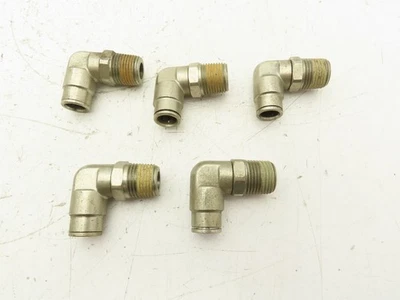 Norgren 124470748 Pneufit Swivel Male Elbow 1/2" OD Tube 1/2" MNPT Lot of 5 - Image 1 of 4