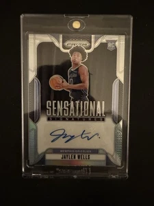 2024-25 Panini Prizm - Sensational Signatures Jaylen Wells #SS-JWG (AU, RC) - Bild 1 von 2