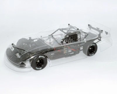 1RC Racing Asphalt Late Model 1/18 Brushless RTR 2WD Oval Racer (Clear) - Image 1 of 2
