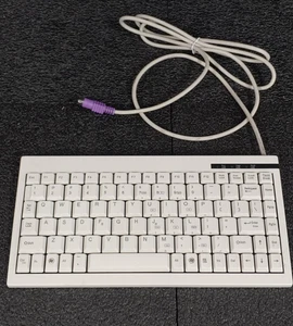 Adesso ACK-595 Mini PS/2 Beige Keyboard - Picture 1 of 9