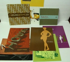Lot of 8 House Font Collection Catalogs Design Scooter Fashion Neutra Boomerang - Picture 1 of 12