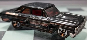 Hot Wheels Black Robert Ford Thunderbolt Car #046 Malaysia Rare - Picture 1 of 6