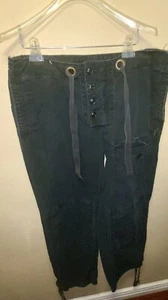 VTG Polo Ralph Lauren OG 107 GS Blue Surplus Military Cargo Pants Size 38X32 - Picture 1 of 5